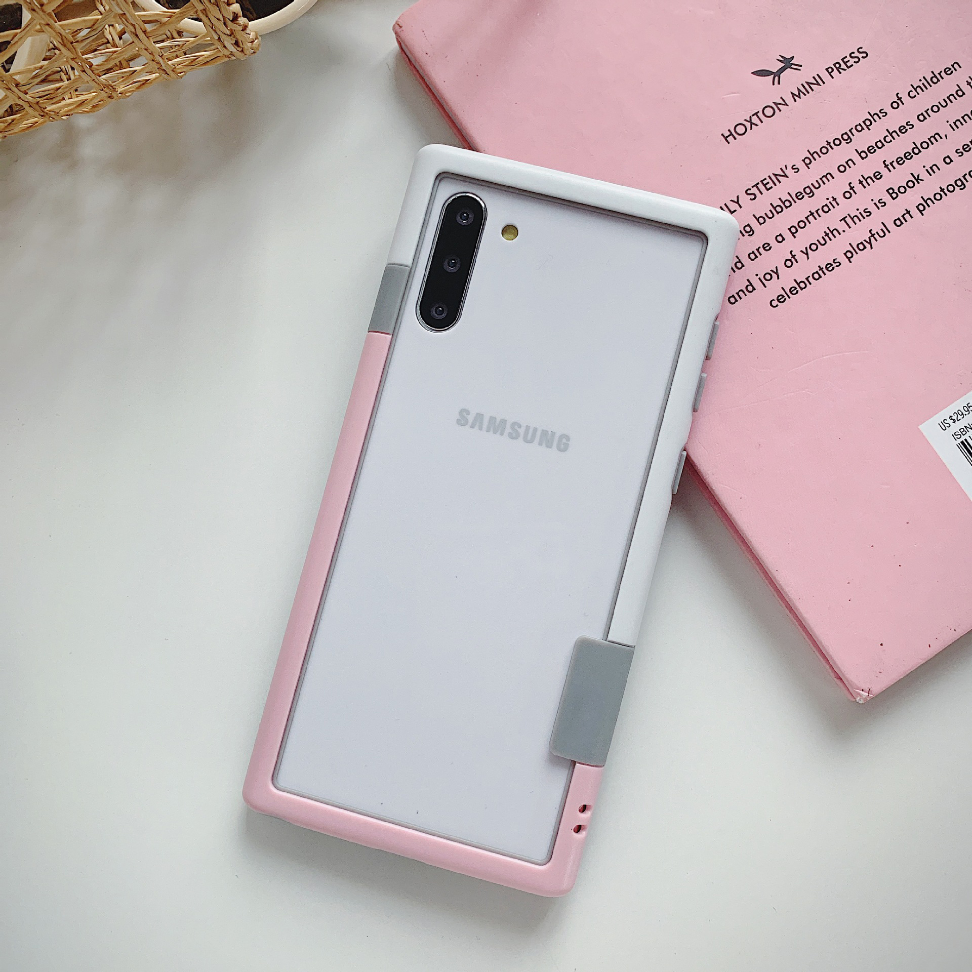 三星【馬卡龍防摔邊框】雙材質厚實邊框，馬卡龍6色 / 三星多款型號