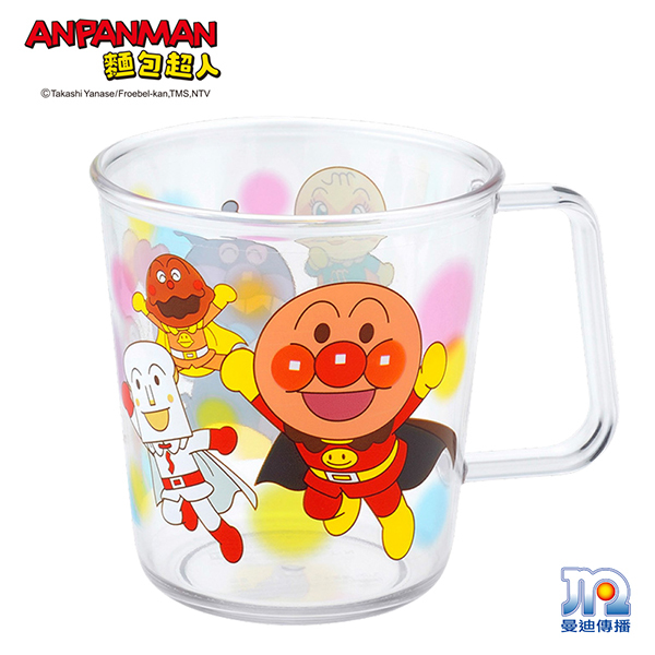 日本 ANPANMAN 麵包超人-AN麵包超人單耳透明水杯
