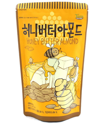 Tom's Honey Butter Almonds 210g