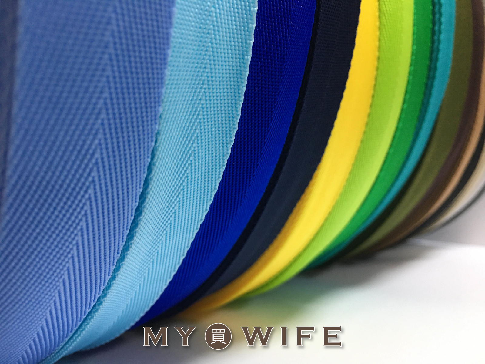 22mm仿尼龍人字包邊帶(零售)_27色