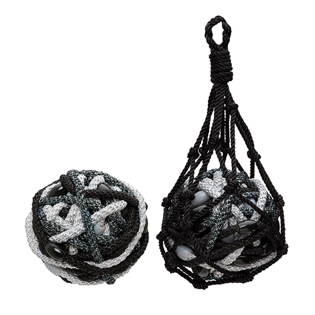 L. ERICKSON 彈力髮圈30入-細版〈黑銀璀燦〉