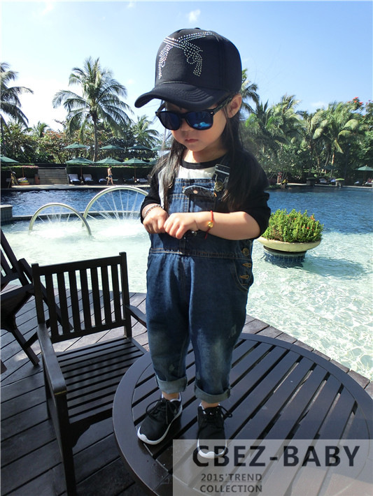 百搭吊帶褲 胸前口袋長褲款