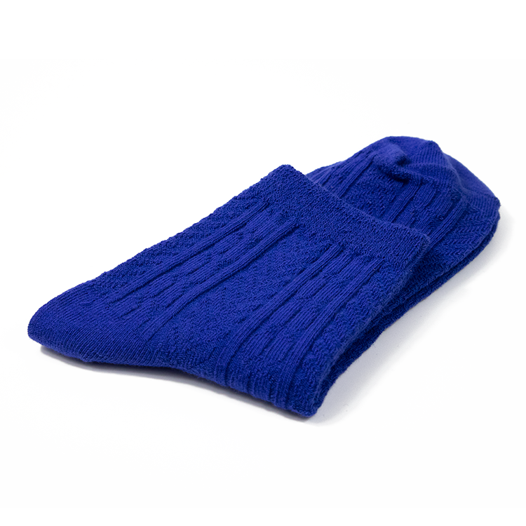 小浪漫中筒襪・藍