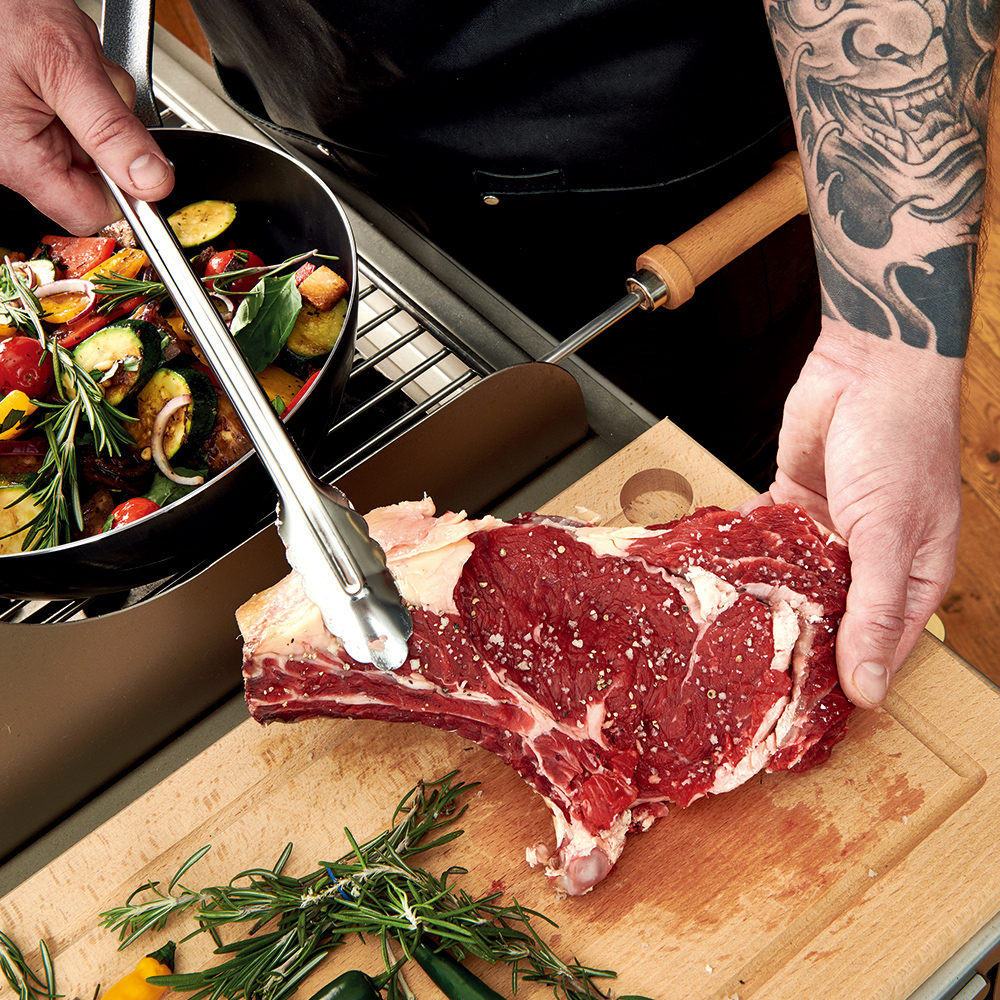 BBQ烤肉系列 l 不鏽鋼料理夾 40 cm