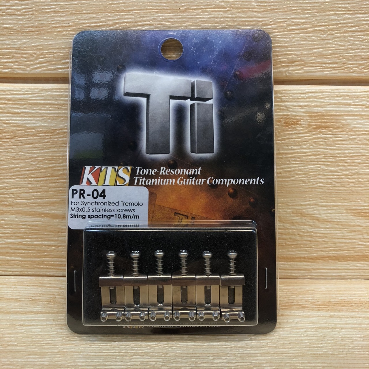 日本製 KTS PR-04 鈦合金 電吉他 STRAT 型琴枕 琴橋 1組6入