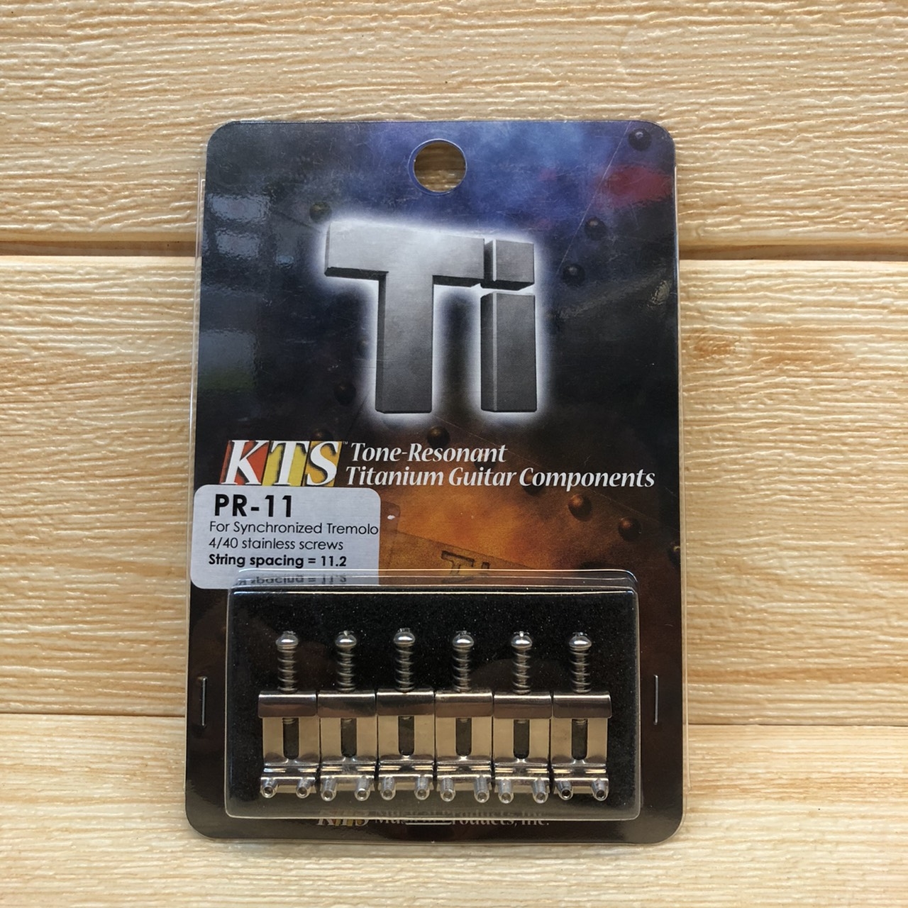 日本製 KTS PR-11 鈦合金 電吉他 STRAT 型琴枕 琴橋 1組6入