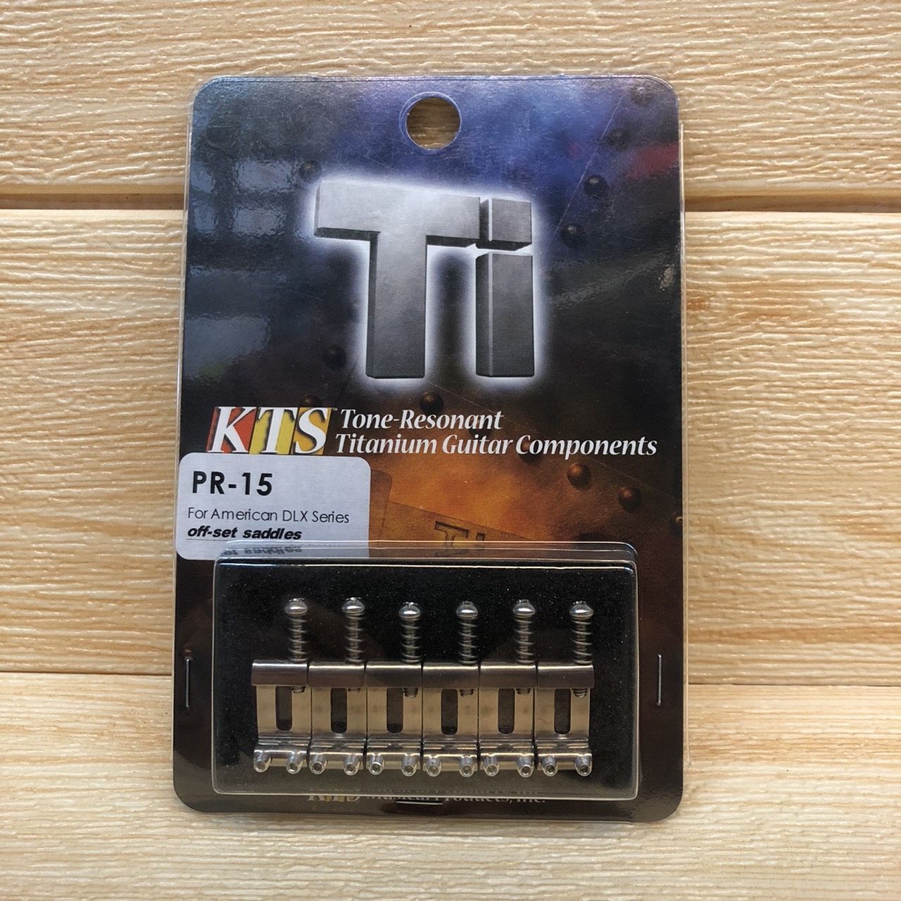 日本製 KTS PR-15 鈦合金 電吉他 STRAT 型琴枕 琴橋 1組6入
