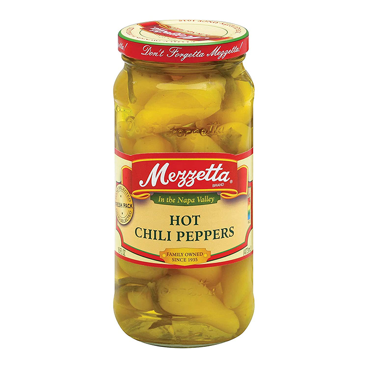 美國Mezzetta 梅氏醋漬小黃椒473ml Hot Chili Peppers 墨西哥料理適用