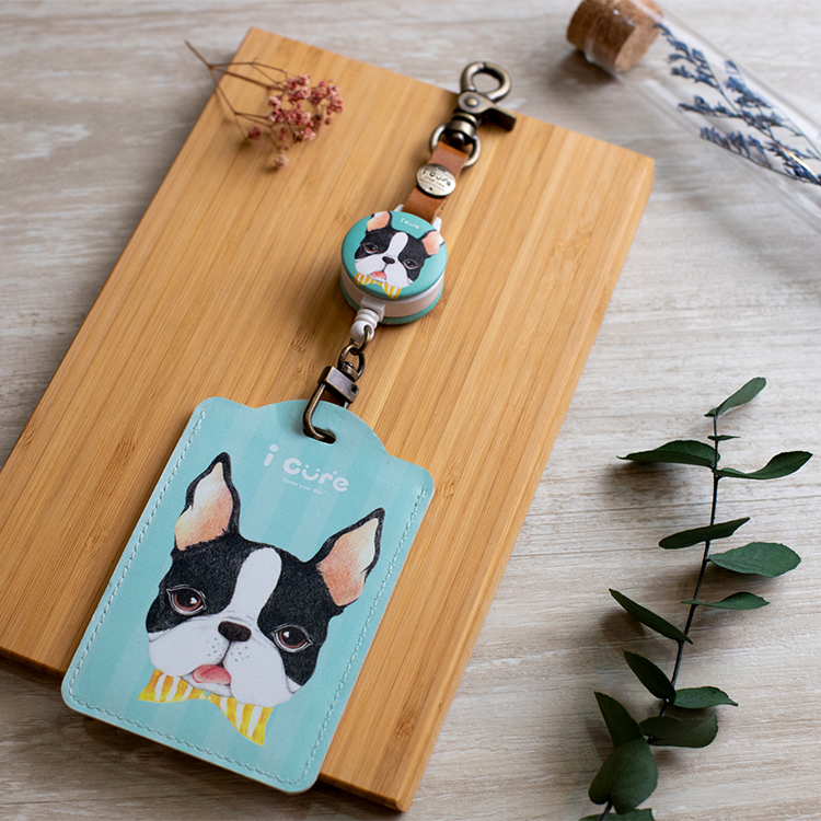 i好鉤 伸縮萬用卡套組 / 領結波士頓_H10