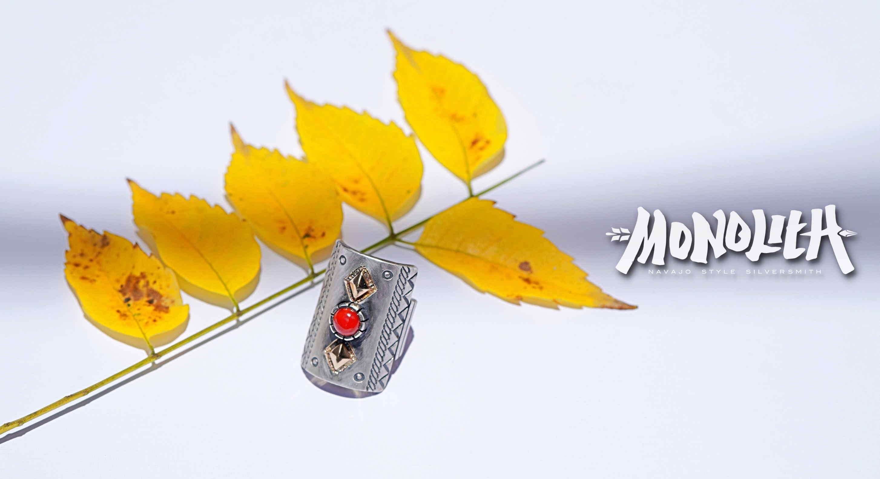 14K紅珊瑚寬版 【 戒指 】