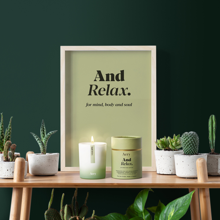 Aery 放輕鬆芳療香氛蠟燭