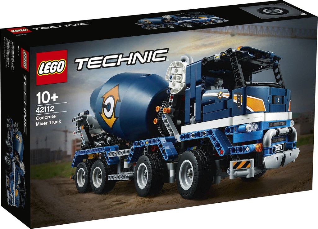 moc LED light for  LEGO Technic 42112 : Concrete Mixer Truck
