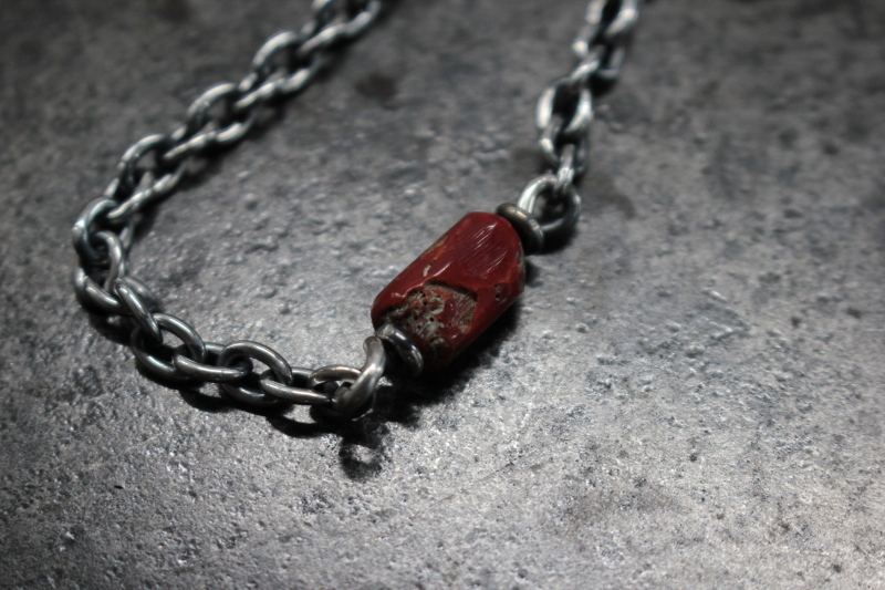 <預訂> SE-760 1.3mm 豆鏈帶珊瑚珠頸鏈