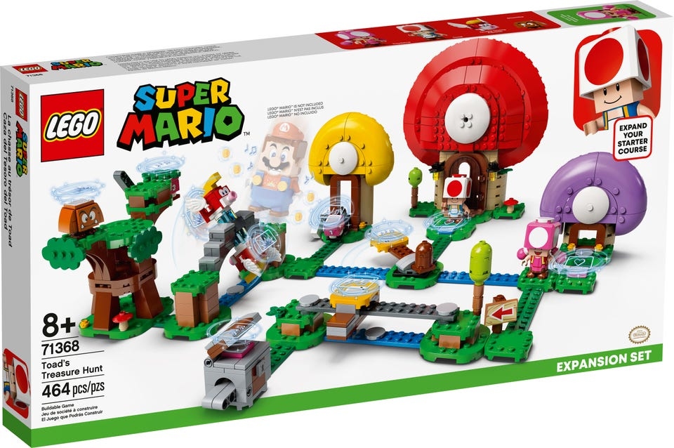 LEGO Super Mario 71368 : Toad’s Treasure Hunt Expansion Set