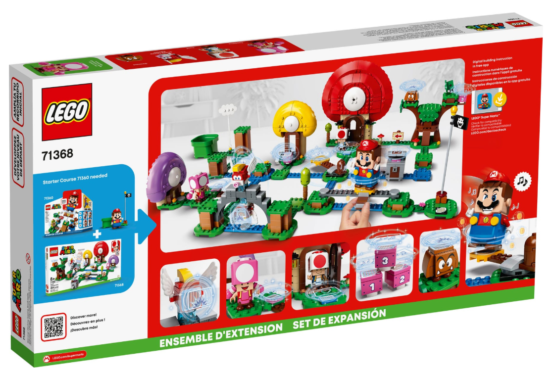 LEGO Super Mario 71368 : Toad’s Treasure Hunt Expansion Set