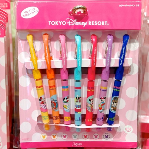TDR - Tokyo Disneyland Retro Design Color Pen Set