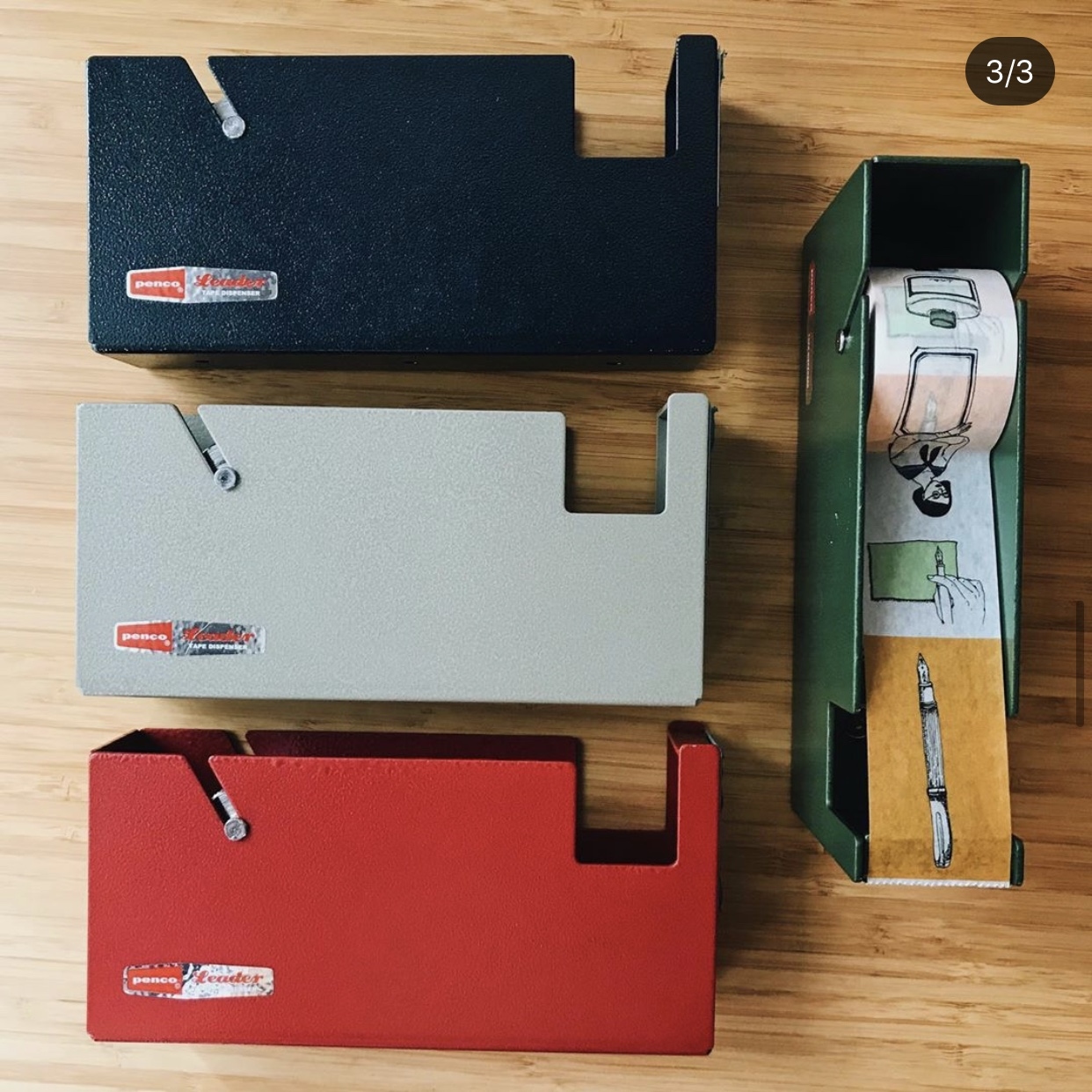 日本 HIGHTIDE PENCO 工業風金屬膠台(大)