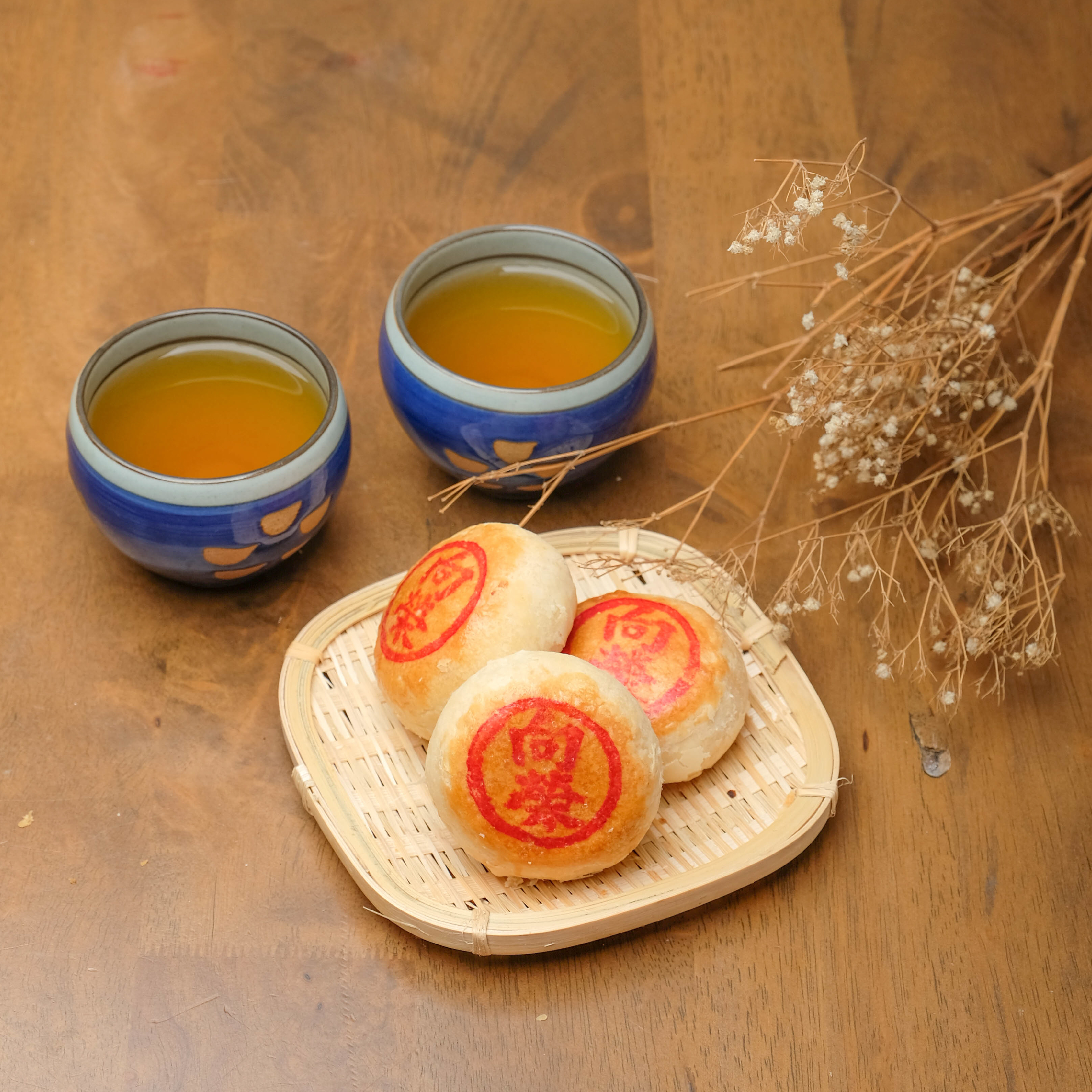 传统咸豆沙饼