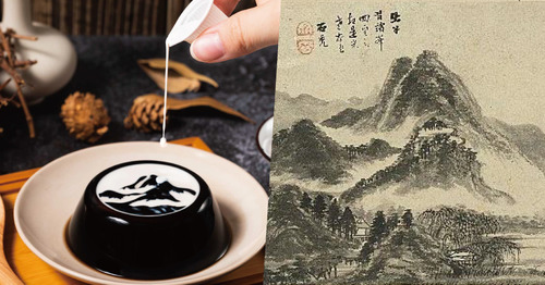 設計文創 一口吃下東方美學故宮國畫 清石谿雲山煙雨 化身仙草凍 Gfmg男性健身網