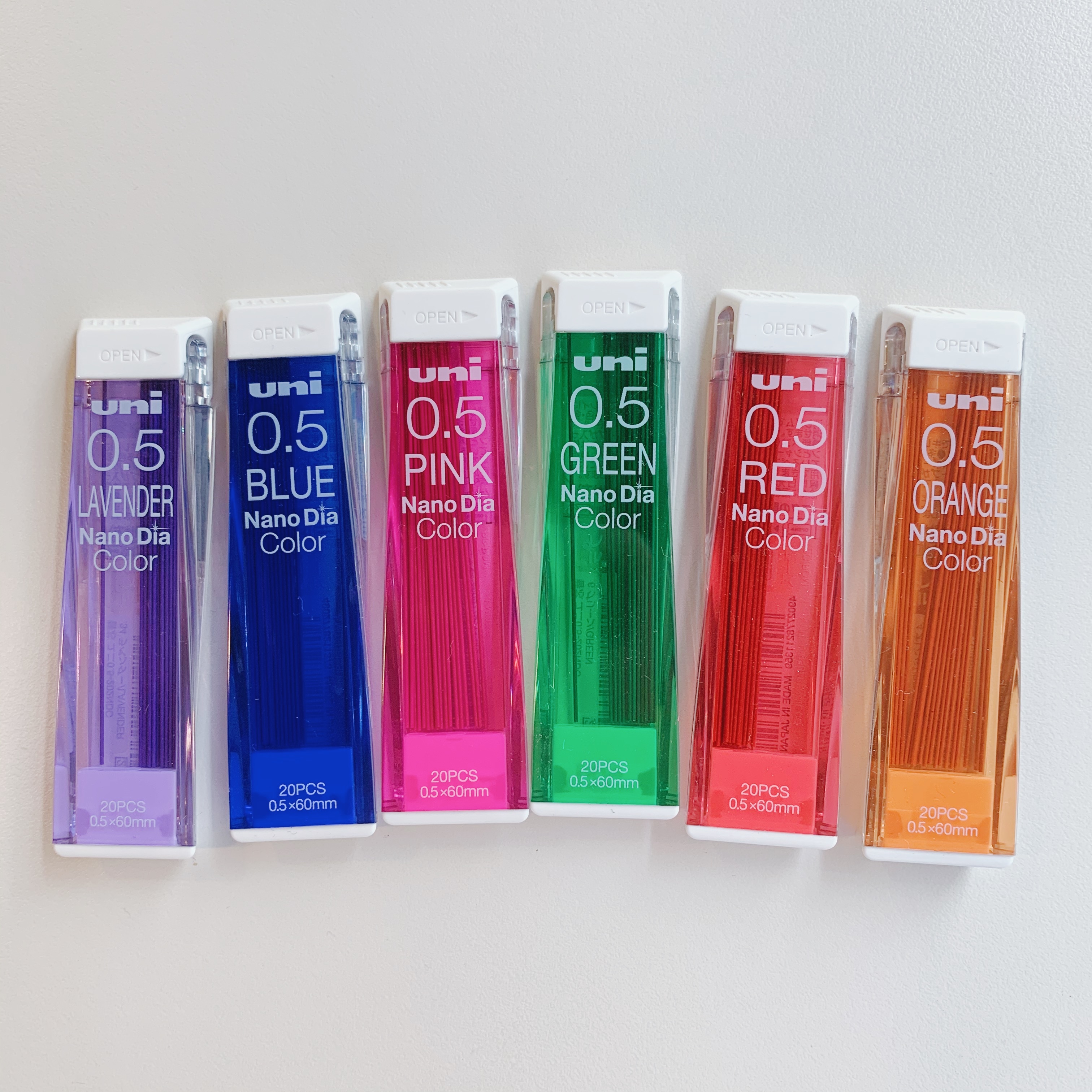 UNI 可擦式彩色筆芯 0.5mm