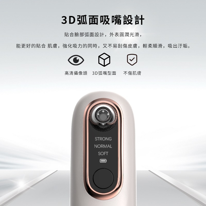 Lunon DZ02 可視吸黑頭粉剌機│睇得到既毛孔│吸走污垢│吸力強大│香港行貨，保用六個月