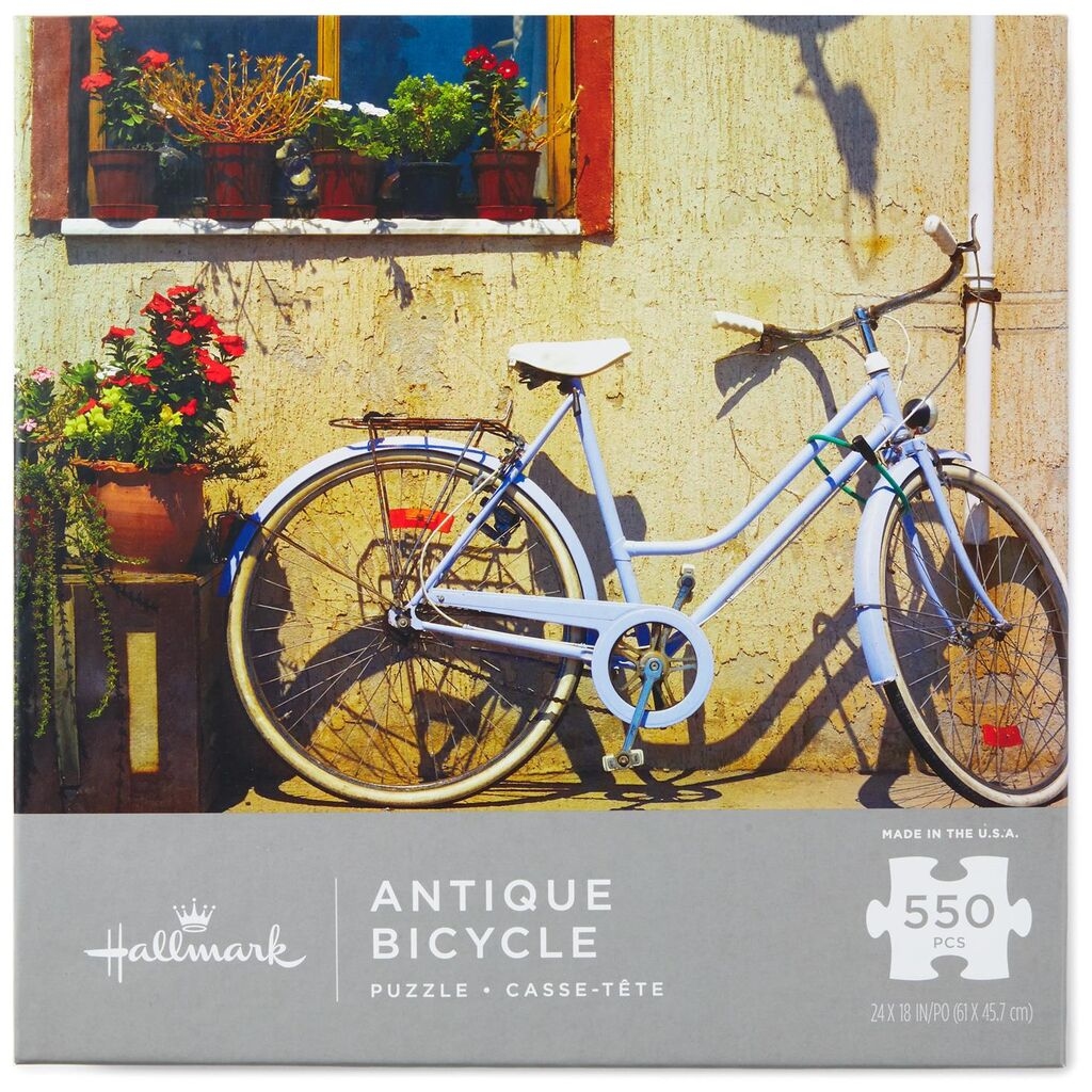【HALLMARK】古董自行車靜止生活 550片拼圖