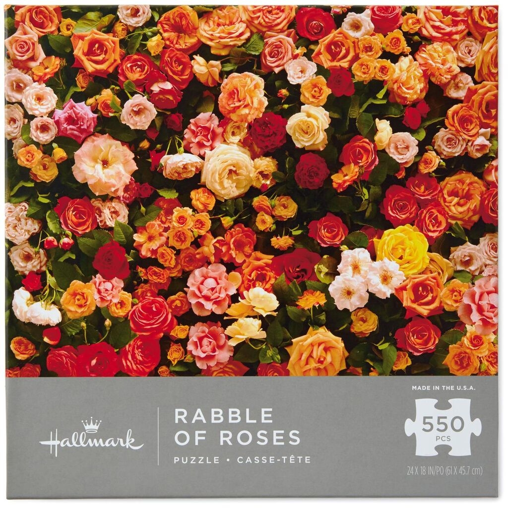 【HALLMARK】玫瑰花 550片拼圖