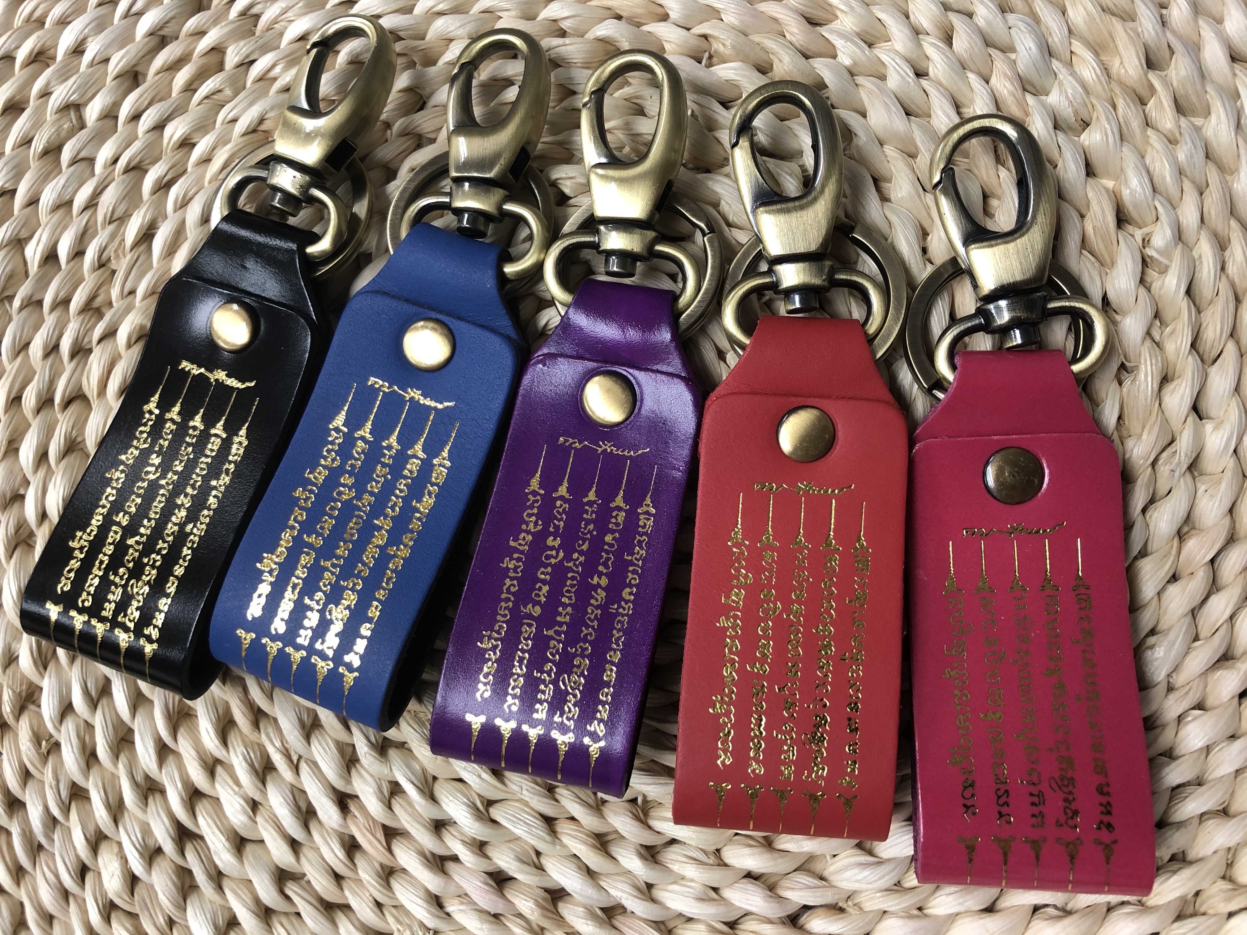 阿贊力礦師傅  五條經文符扣