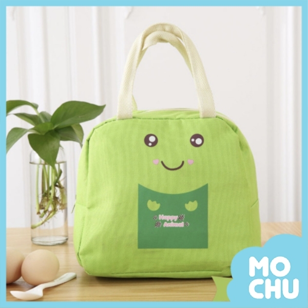 綠色青蛙防水保溫手提包