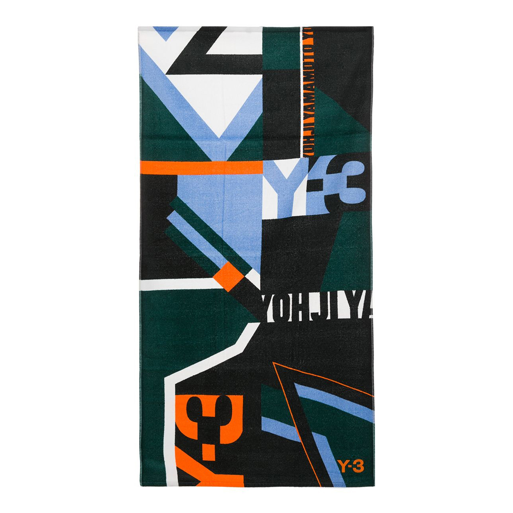 【 Y-3 AOP TOWEL 幾何圖案浴巾 】