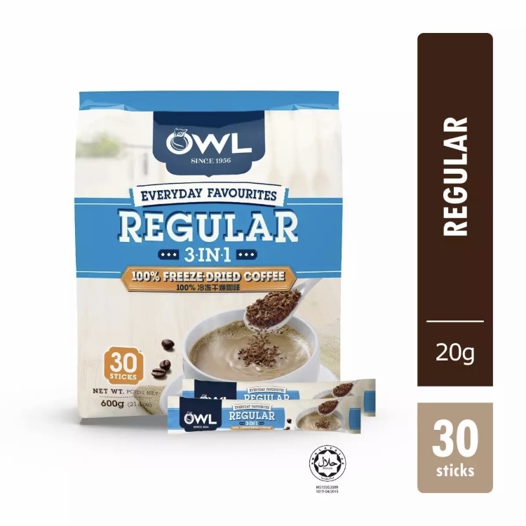 OWL 3合1 100%冷凍乾燥咖啡