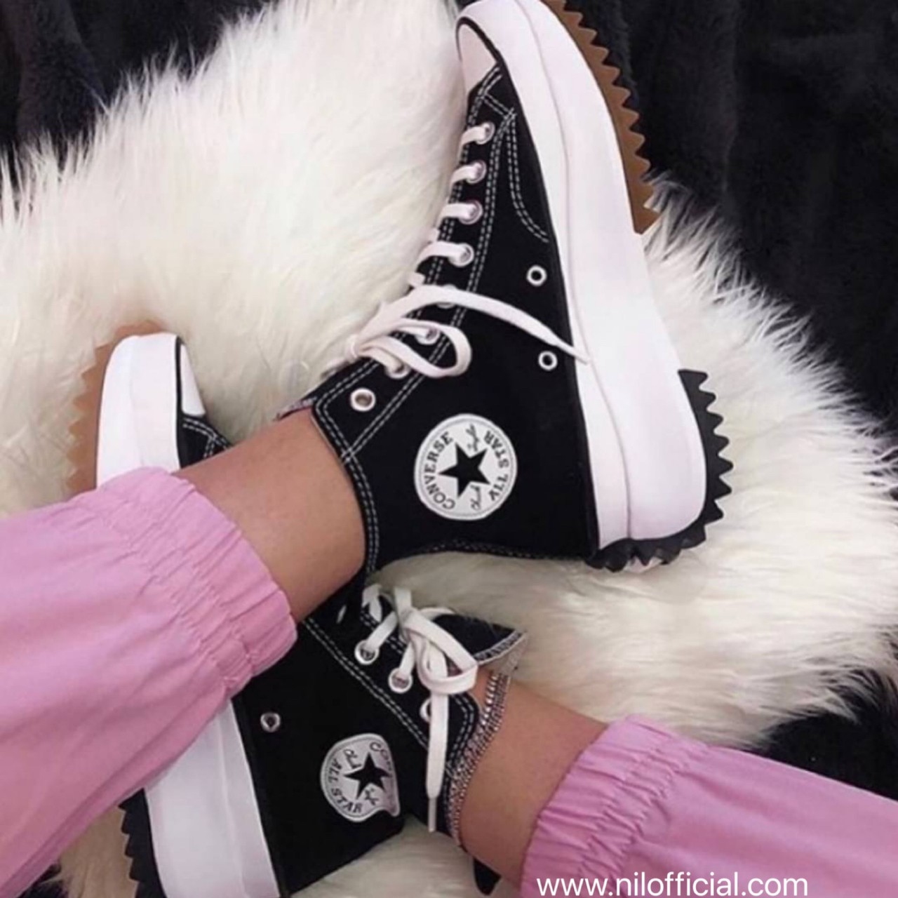 [現貨] Converse Run star Hike 鋸齒 厚底鞋 JW 平民款 黑