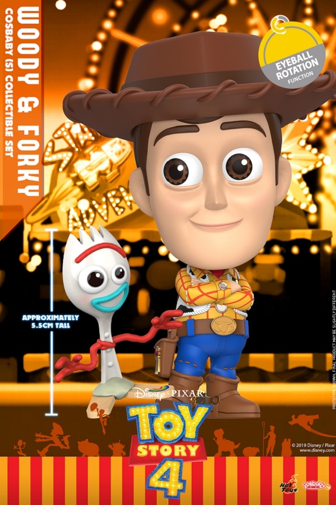 Hot Toys Toy Story Woody Eyeball rotation Cosbaby