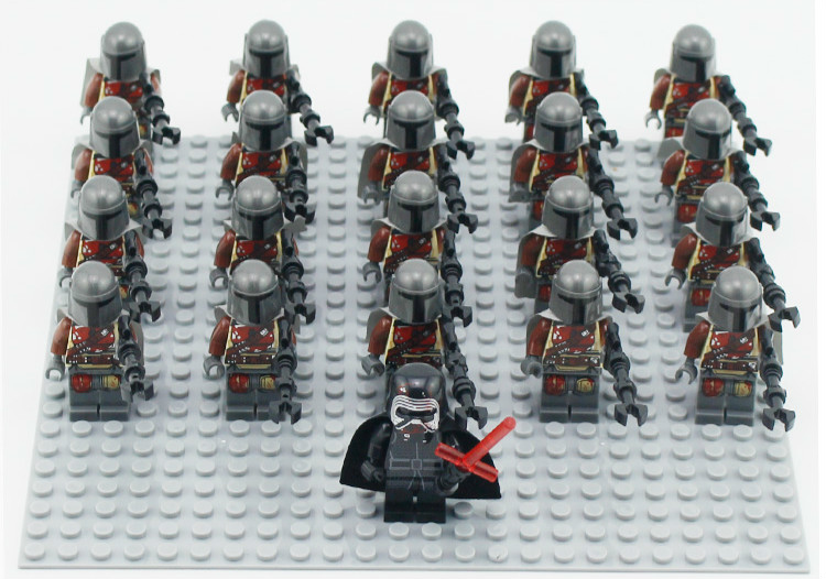21Pcs/Lot Mandalorian Star Wars Minifigs Minifigures STAR02