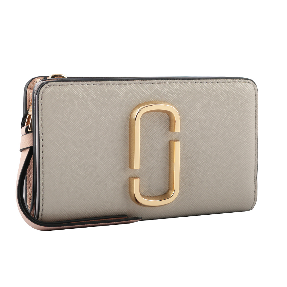 【MARC  JACOBS】THE SNAPSHOT防刮牛皮撞色中夾