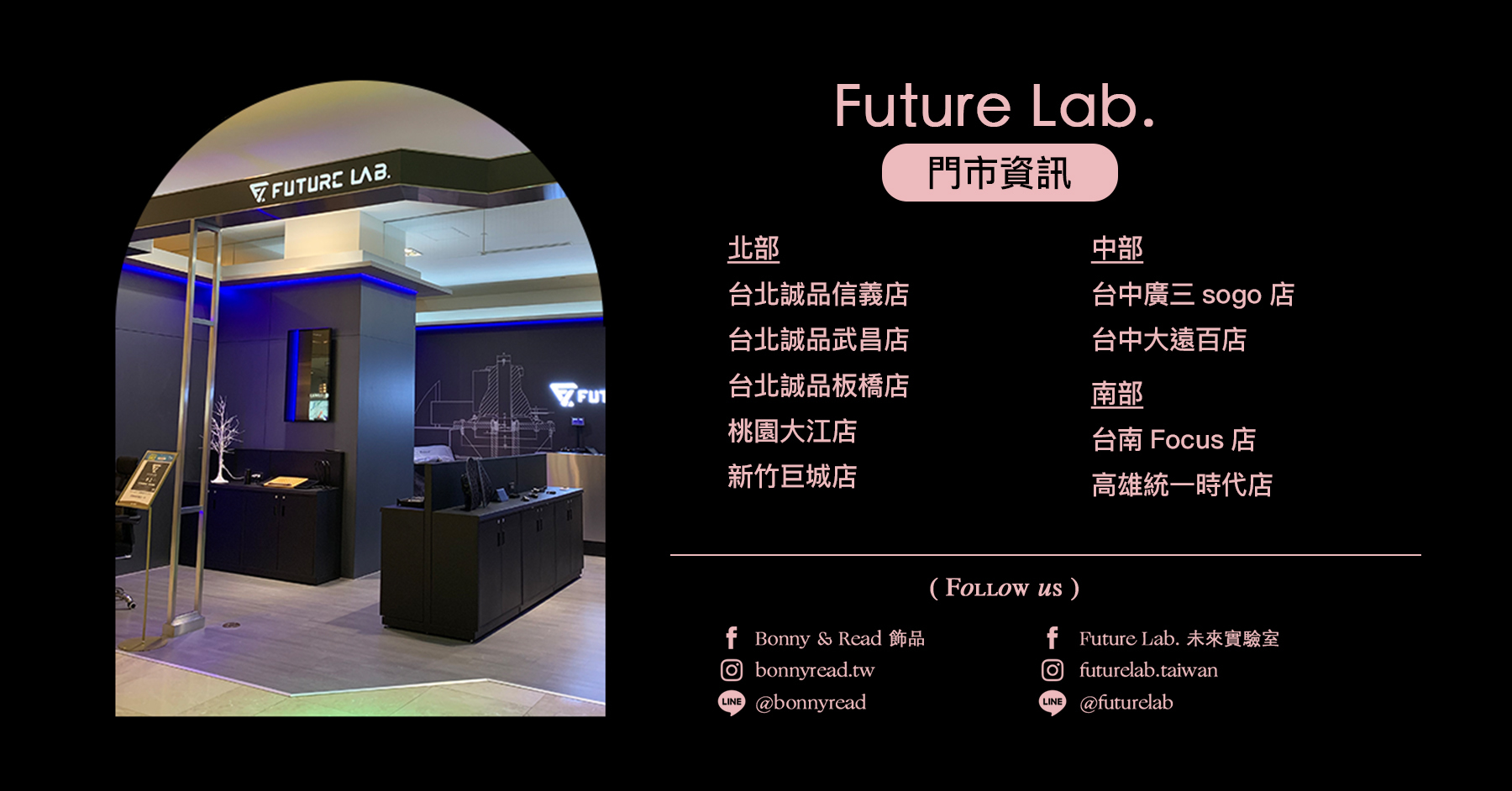 Future Lab. 門市資訊
