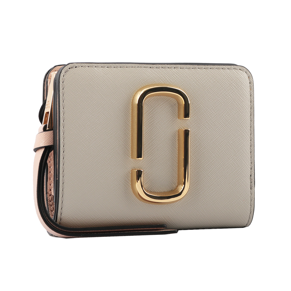 【MARC  JACOBS】THE SNAPSHOT防刮牛皮撞色短夾