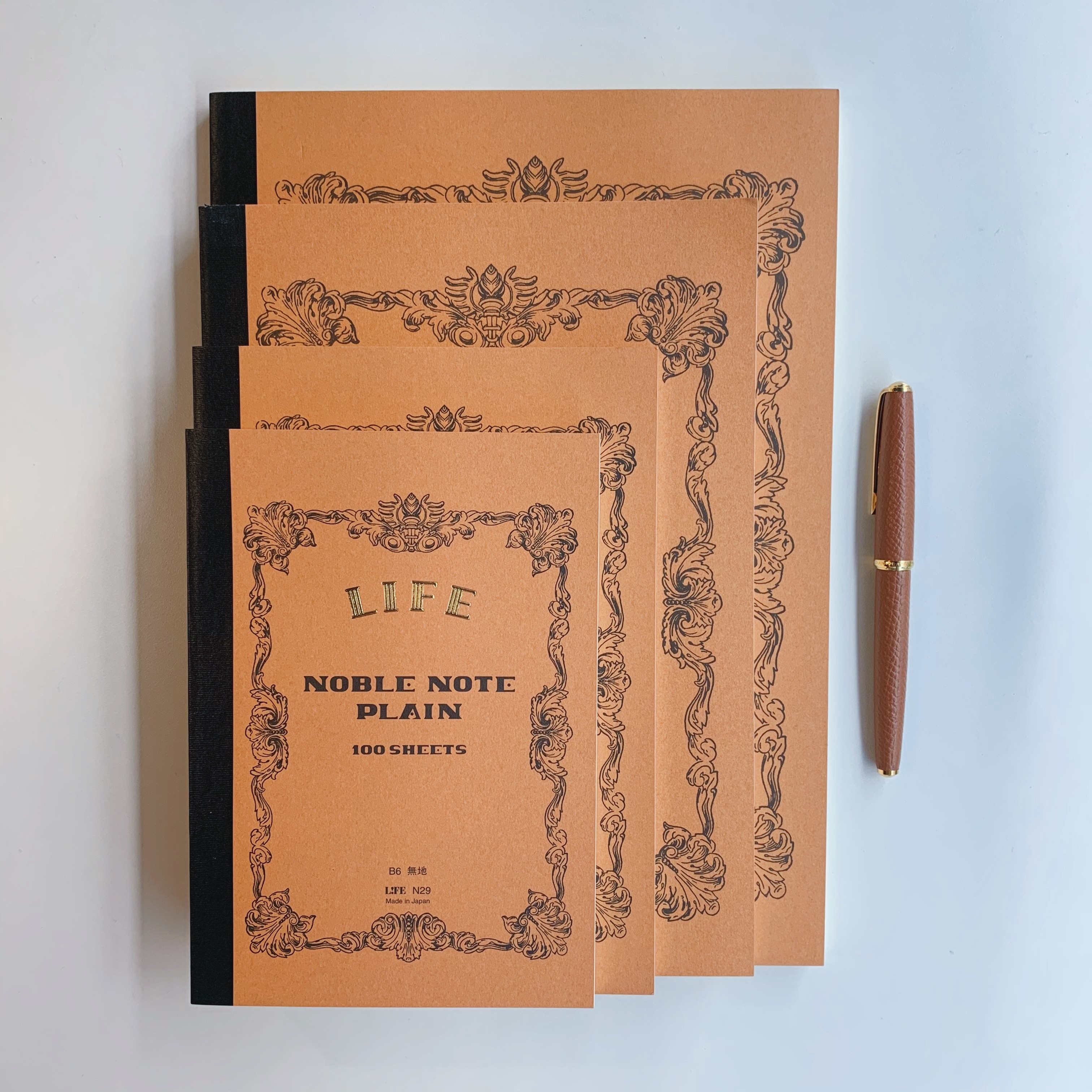 日本 LiFE NOBLE經典筆記本－空白