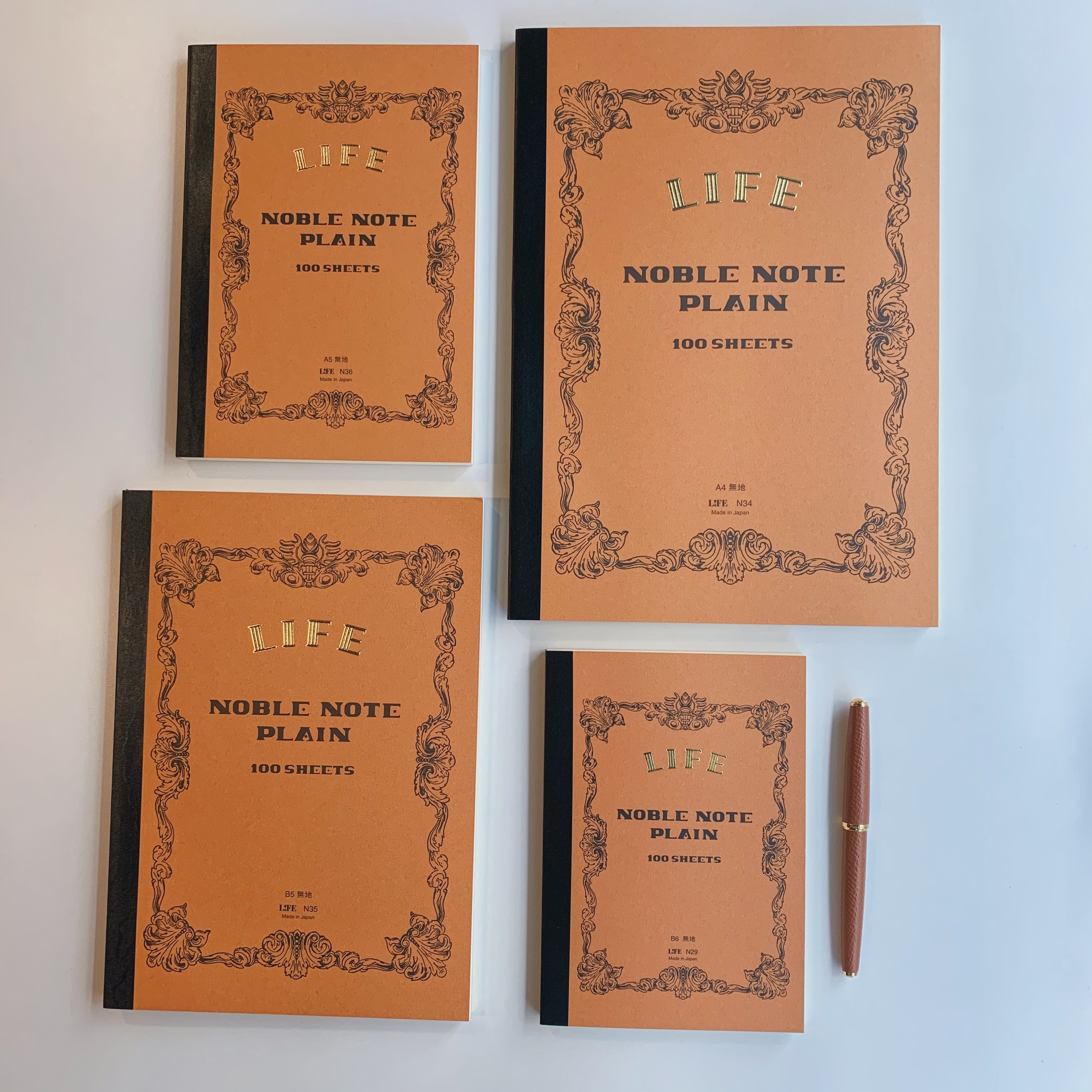 日本 LiFE NOBLE經典筆記本－空白