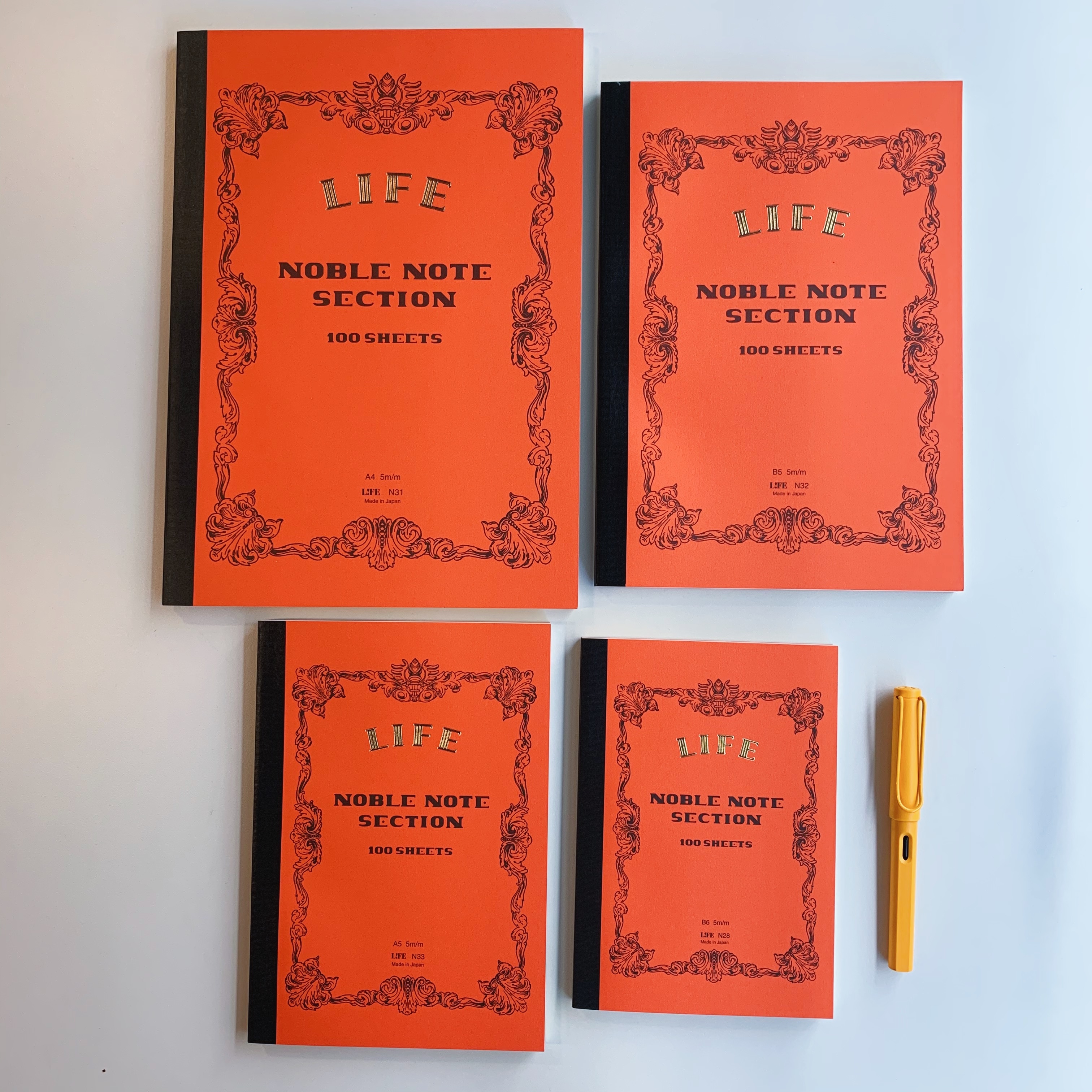 日本 LiFE NOBLE經典筆記本－方格