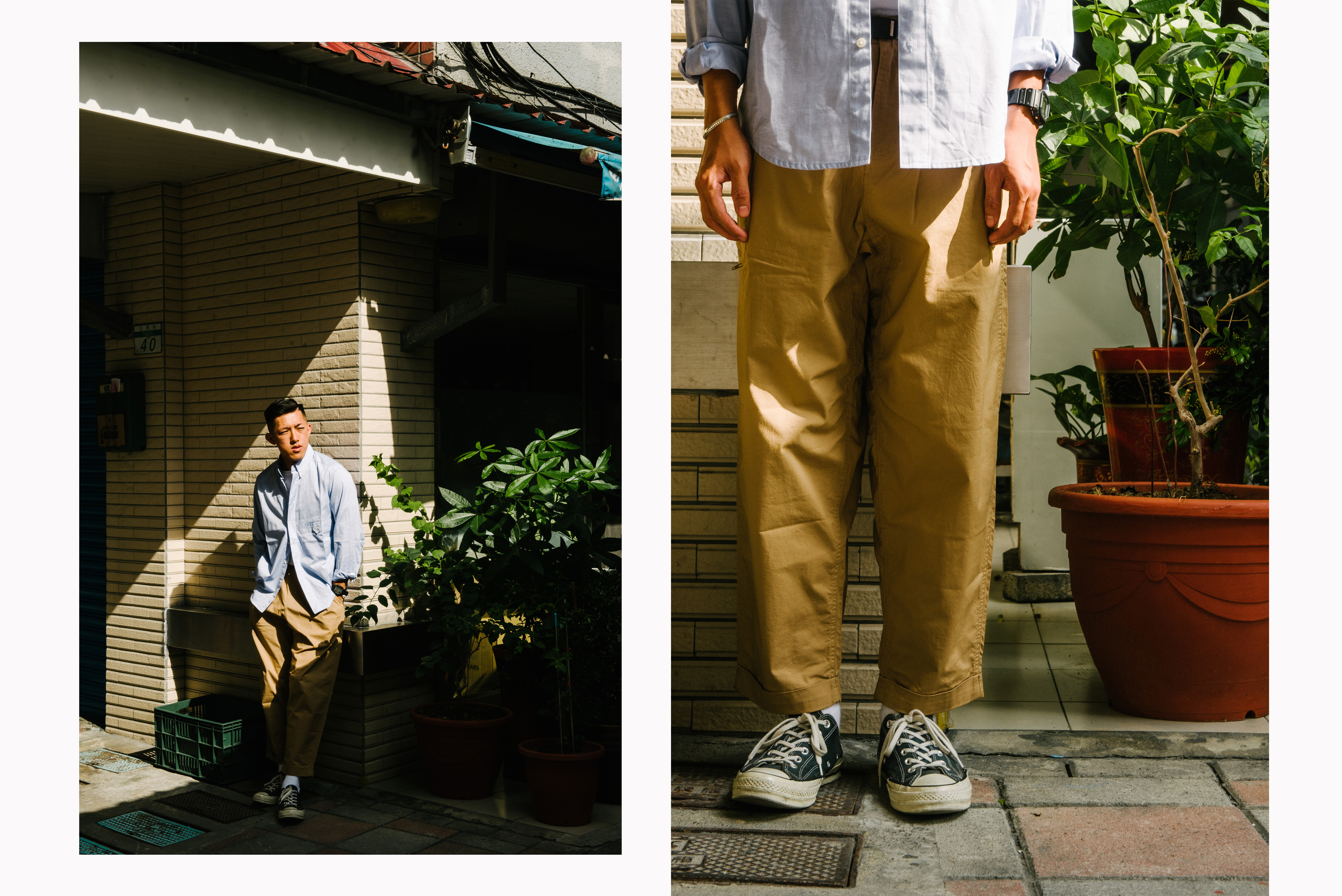 gramicci, weather resort, pants