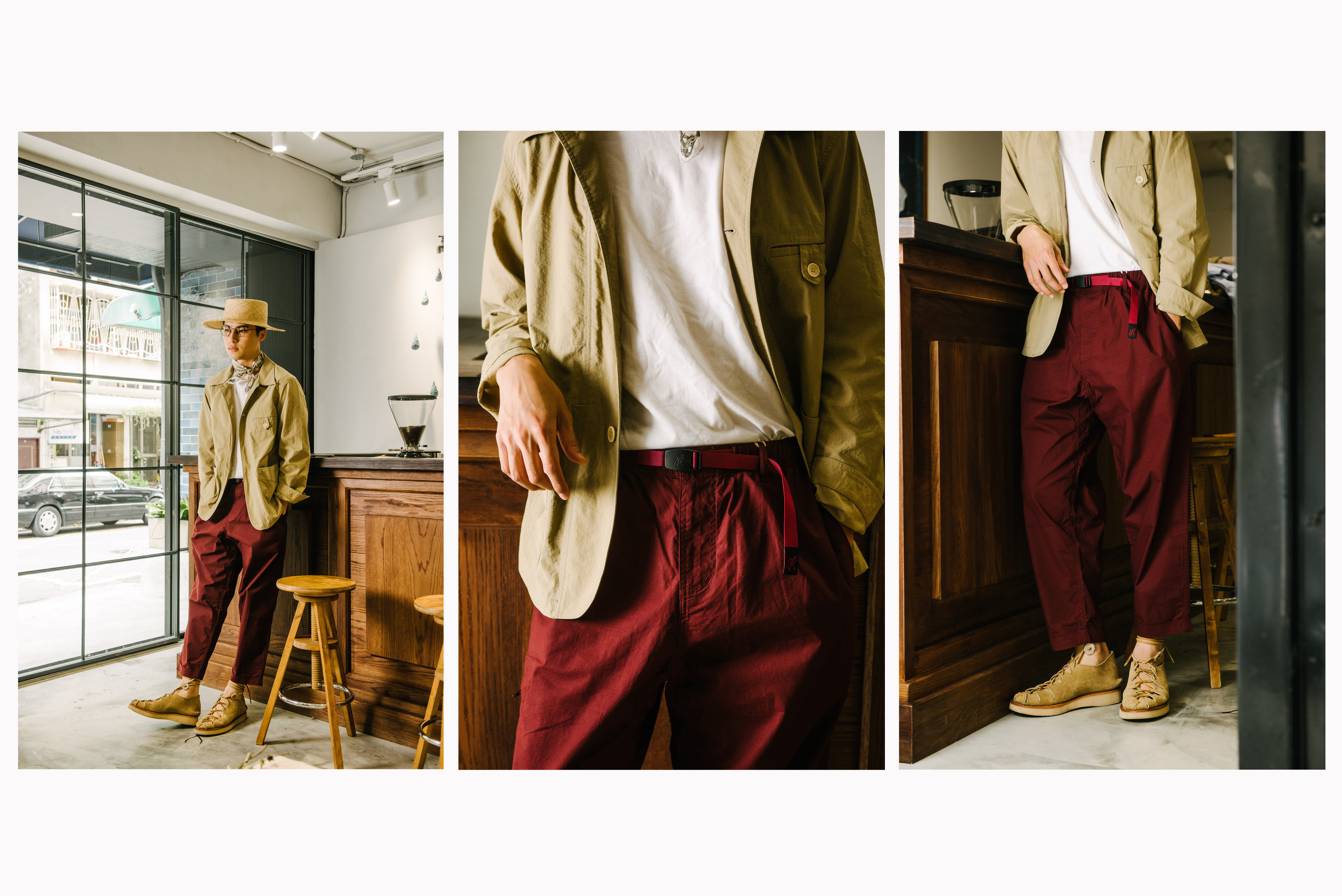 gramicci, weather resort, pants