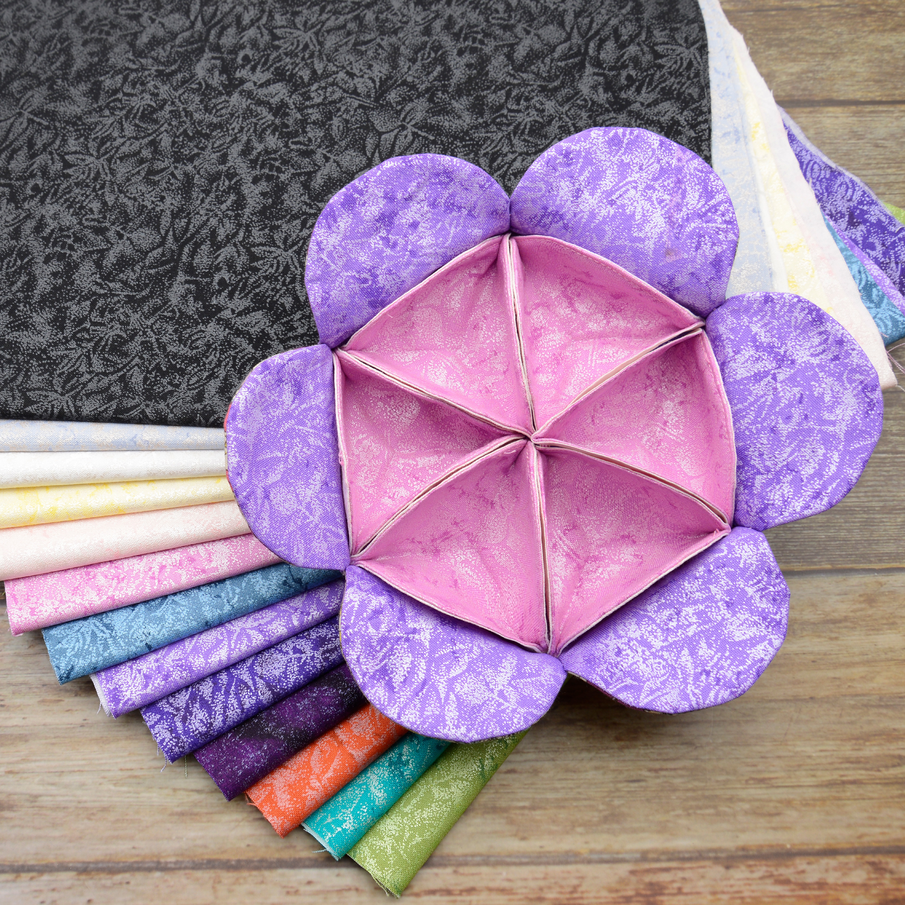 販售原尺寸【紙型】(六角型布盒)