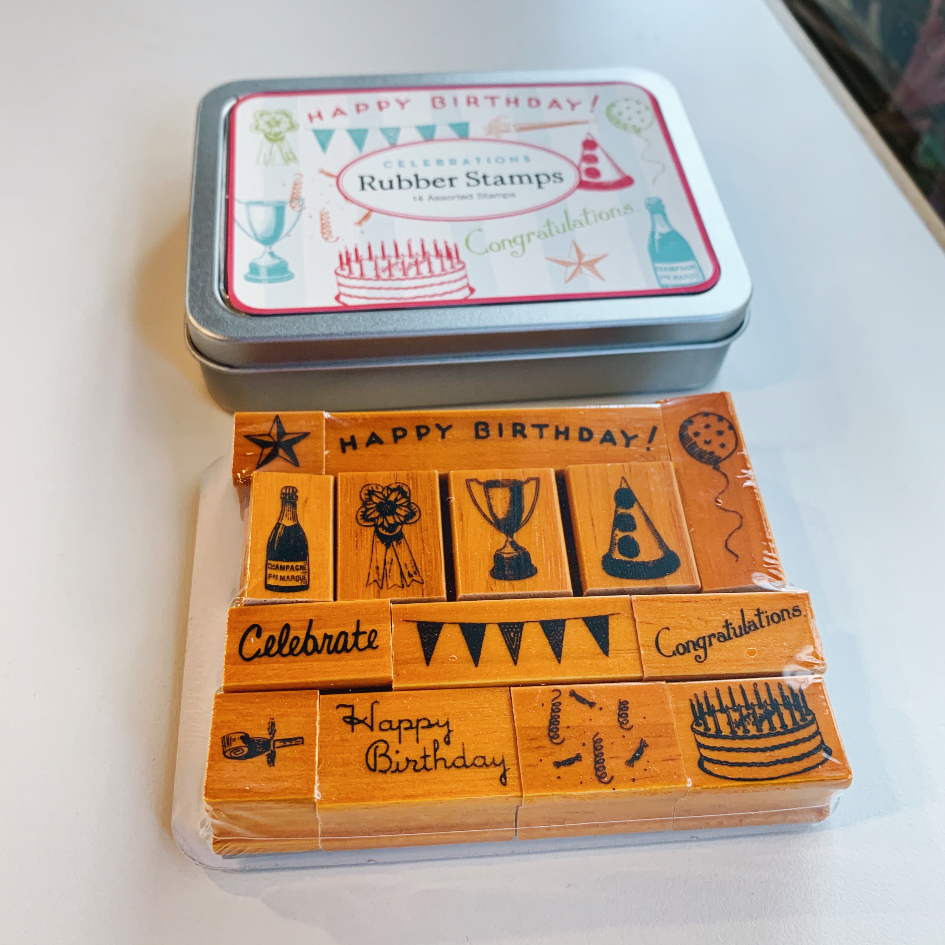 Cavallini  印章組(小盒)  Love / Celebrations