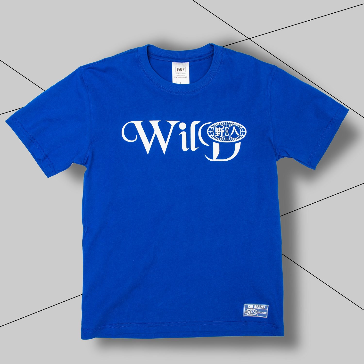 KID ® 地球野人短T 藍