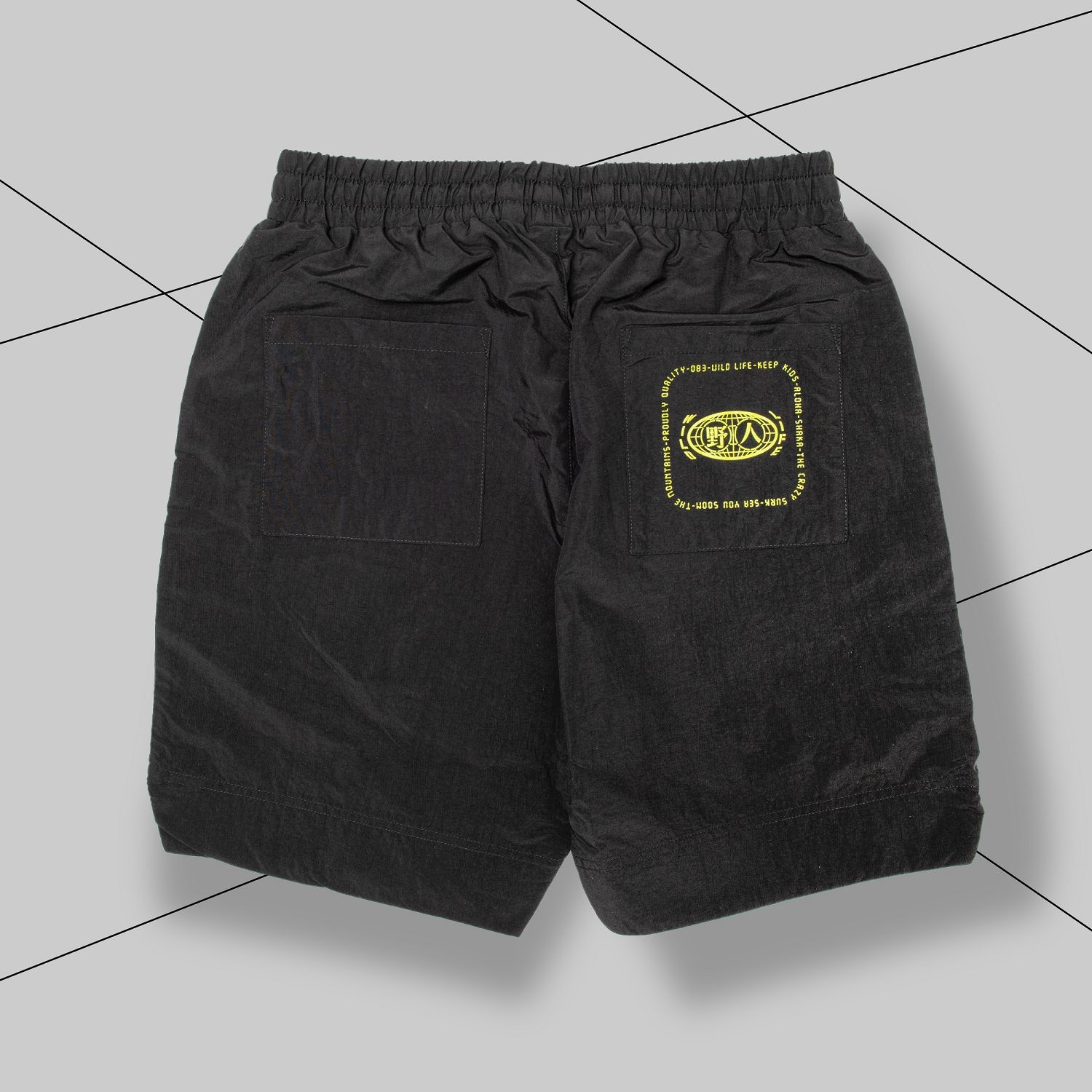 KID ® 地球野人短褲 黑