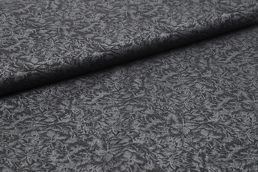 進口棉布R200605黑白色調(一尺)燙銀