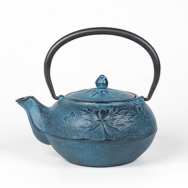 【岩戶鑄工所】丸形牡丹 彩壺0.5Ｌ