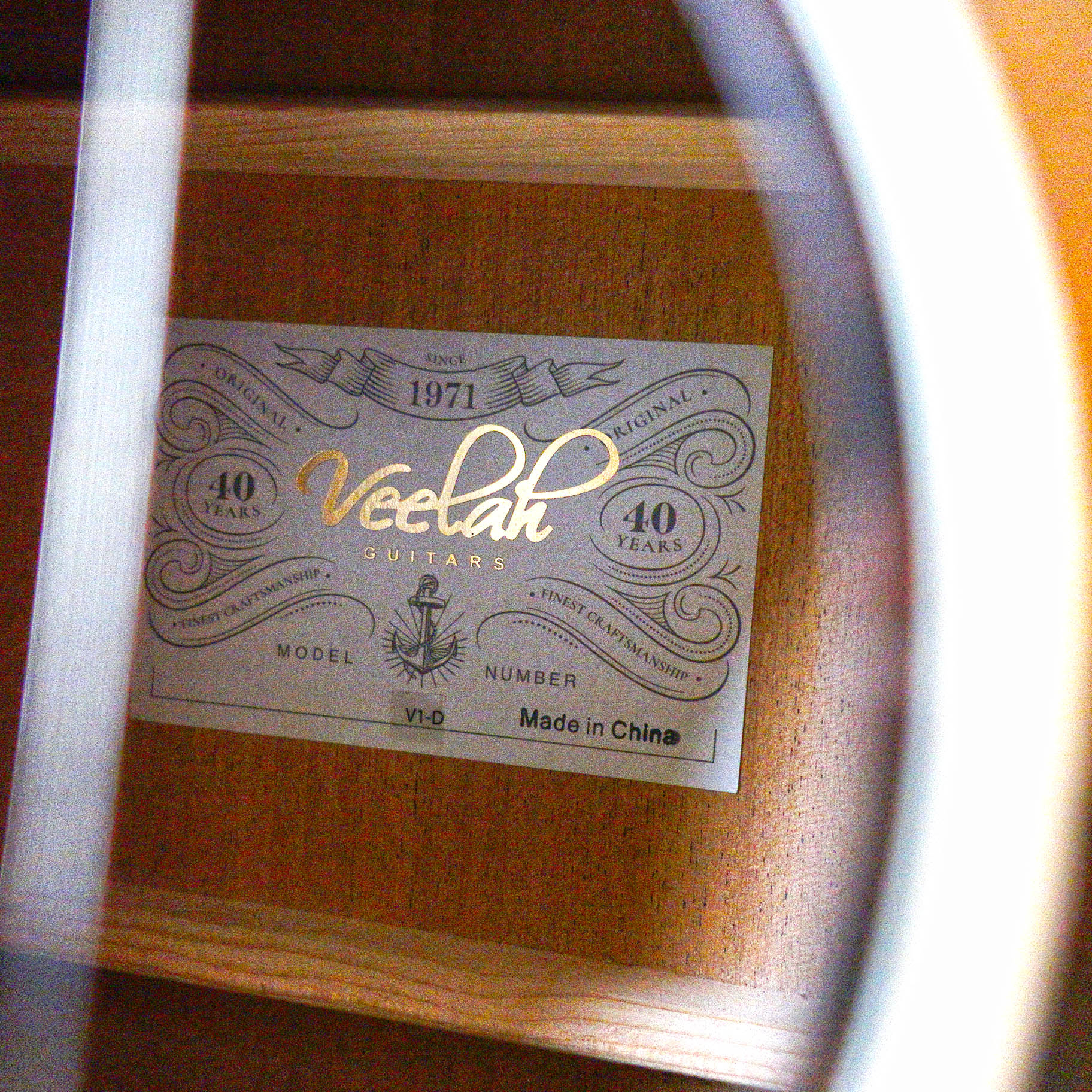 Veelah Veelah V1-D 雲杉面單板 面單板木吉他 附原廠琴袋 第 4 張圖片｜三峽吉他 / Bass