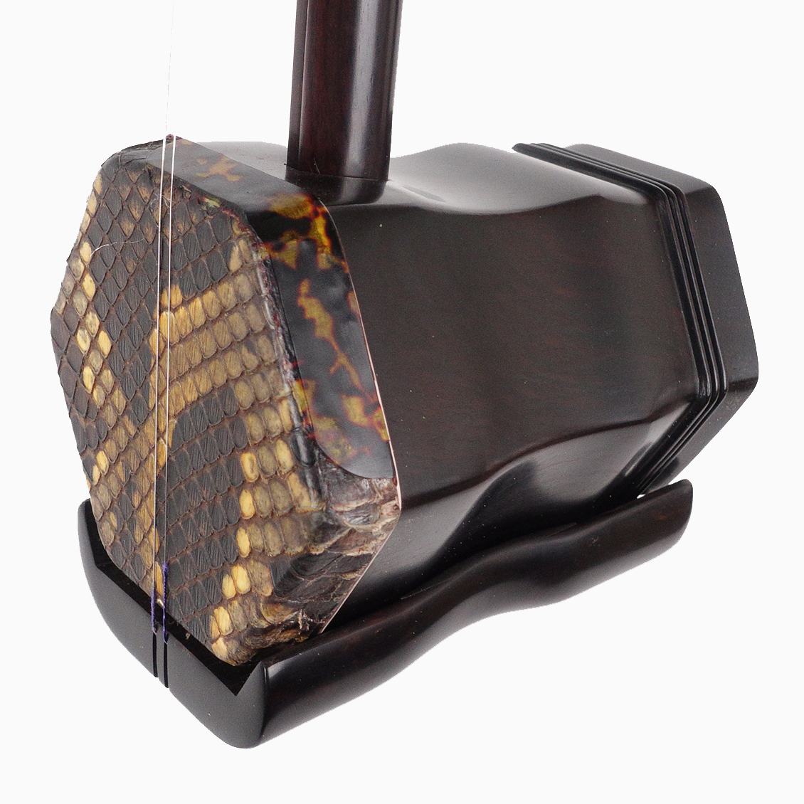 蘇州黑檀木精品六方二胡 黑檀木一級 雕刻 月辰軒 7E31 第 4 張圖片｜三峽配件 / 週邊